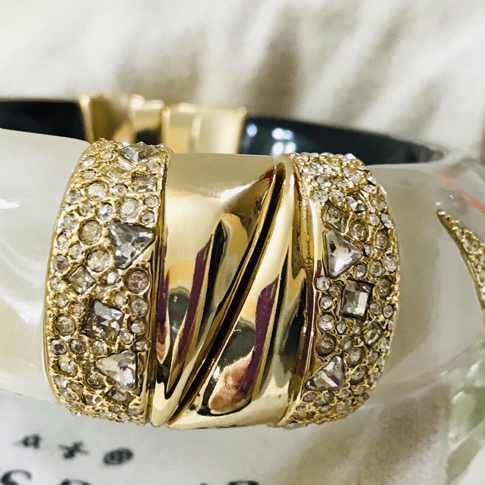 NWT Alexis Bittar Origami Inlay Bracelet - Picture 2 of 12